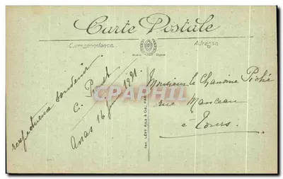 Ruiny Wielkiej Wojny — Arras. Katedra (strona zachodnia) — Vlésé Paris n° 517 — Rewers