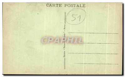 Reims - A Catedral (19 de Setembro de 1914) — Edição "Reims-Catedral" - Reims, n°51 — Verso