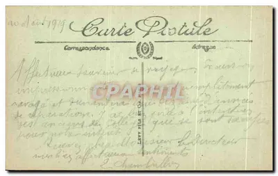 As ruínas da Grande Guerra — Forte de Douaumont — Env. de Verdun — Visé Paris n° 542 — Verso