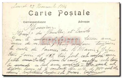 Revigny (Meuse) — Entrada da rua de Vitry após o bombardeio — Batalha da Marne (6 ao 12 de Setembro de 1914) — Reprodução proibida — Verso