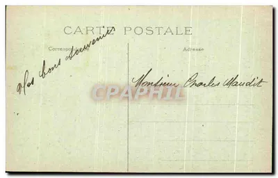 St-Quentin — Róg ulicy du Gouvernement i ulicy Raspaïl — Marzec 1919 — Bille, Photo-Editeurs, Fontenay-a-Bois — Rewers