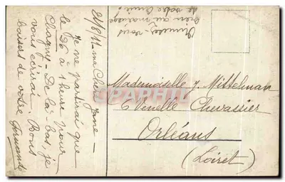 Bust kobiety z marmuru — szczegół rzeźby — wydawca nieznany — Rewers