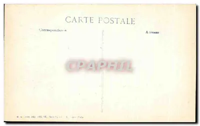 Lunéville - A Subprefeitura — destruição após 1914-15 — editor desconhecido, n° 344 — Verso