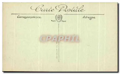 Arras — Widok na Hotel de Ville z Petite Place — Wydawnictwo Fernand Benoît — Rewers