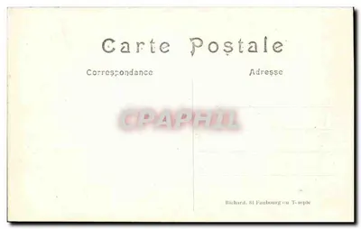 Aspectos de uma capela lateral da catedral de Soissons — destruída pelos alemães — edição A. R. — Verso