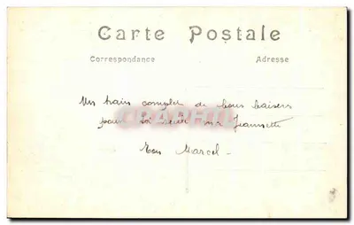 Laheycourt — Hotel de Ville após a Batalha da Marne (6 ao 12 Setembro 1914) — A. Humbert fot. edit. St-Dizier — Verso