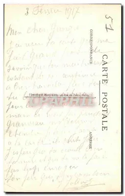 Destruição da igreja de Saint-Hilaire-le-Grand — Champagne — Phot-Express, Paris, n°967 — Verso
