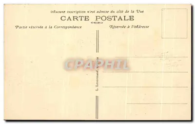Orléans — Interior del Ayuntamiento — Sala de Matrimonios — L. Lenormand, n°407 — Reverso