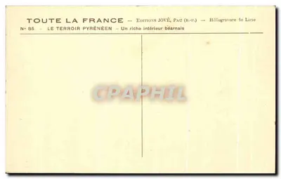 Il Territorio delle Alpi — Un ricco interno basco — Edizioni Jové, Pau (B.-P.) — Verso