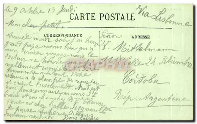 BETHUNE — Wnętrze kościoła — LL, nr 31 — Rewers