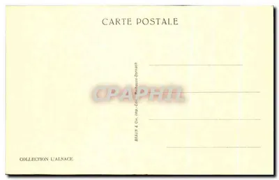 Grendelbruch — Ruínas do castelo de Guirbaden — Coleção L'Alsace, n°188 — Verso