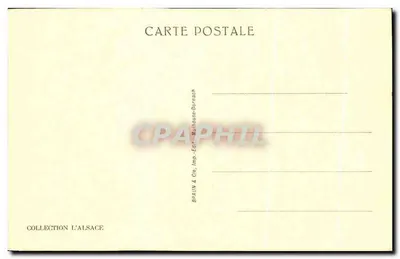 Ottrott — Castelo de Rathsamhausen e Lutzelbourg — Coleção L'Alsace, editor Braun & Cie, Mulhouse-Dornach — Verso