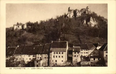 Ferrette — As Duas Ruínas — Coleção L'Alsace