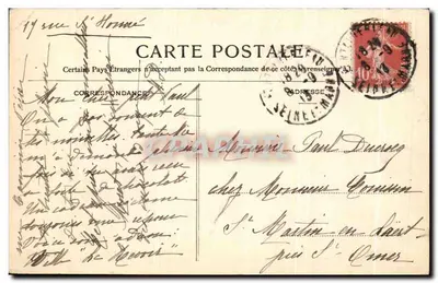 Palácio de Fontainebleau — Quarto de Abdição — editor T. F. n°40 — Verso