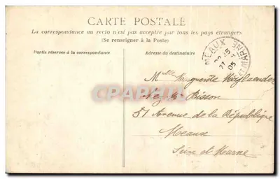 Saint-Malo — Um canto dos muros, Torre Quic-en-Grogne — A.G. n°21 — Verso