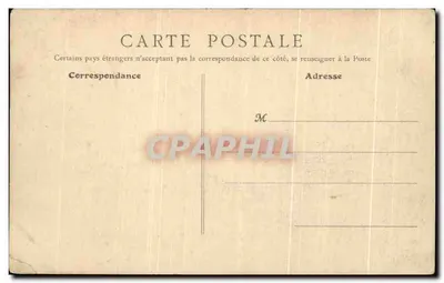 De overstromingen van Parijs - Januari 1910 — Het Quai des Tuileries — B.F., Parijs — Achterkant