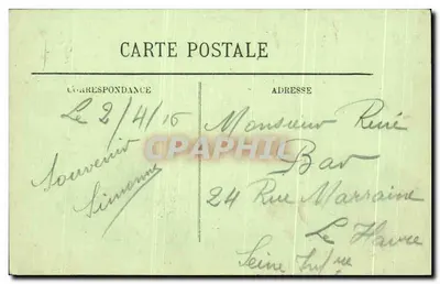 Paryż (XVI) — Widok z Trocadéro w kierunku Passy — LL, nr 1481 — Rewers