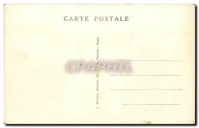 Paris (1º e 9º) — Avenida da Ópera e Praça do Teatro-Françês — J. H. — Verso