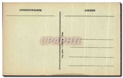 Paryż - Panthéon — Stara pocztówka n°108 — Imp. 'L'Abelle' Paryż — Rewers