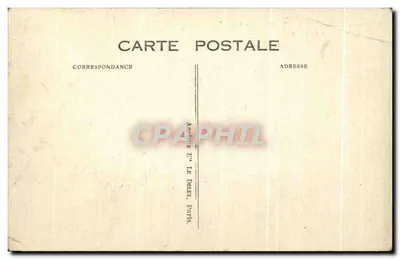 Paris — Asènes Romaines — Rue Monge — Éditeur : Anciens Ér. Le Duzey, Paris, n° 4190 — Verso