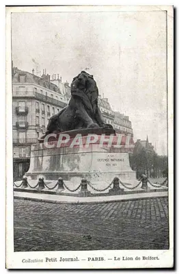 O Leão de Belfort — Paris — Coleção Petit Journal