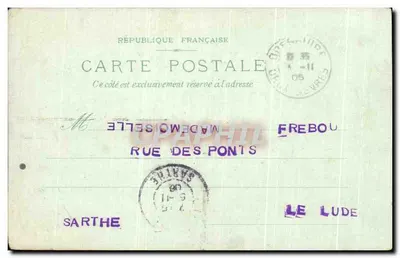 Parigi — Le Coulisses des Variétés — Editore non visibile, numero di serie non visibile — Verso