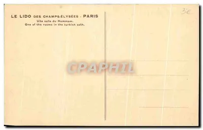 Lido na Champs-Élysées — Sala hammamu — Paryż — Rewers