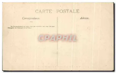 Antike Ansichtskarte Paris Bois de Boulogne Restaurant du Pre Catelan — Rückseite