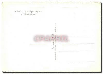 París - el « Conejo ágil » en Montmartre — S.E.B. — Reverso