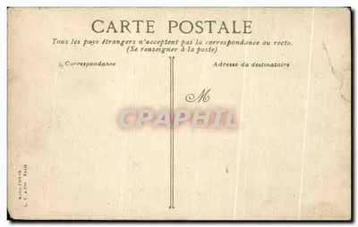 Éléphant dans son enclos — scène de visiteurs observant l'animal derrière une grille métallique — éditeur AVIA-PHOTO, Paris — Verso