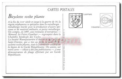 Bicyclette Svelte pliante — Société Manufacturière d'Armes et Cycles de Saint-Étienne — éditée par Lyonnaise — Rewers