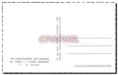 L'Aven Armand — O Palmeirão — Editor Aya-Poux — Verso