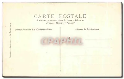 Castelo de Ramboillet (S.-&-O.) — Escritório do Presidente — Salão do Rei Carlos X — Verso