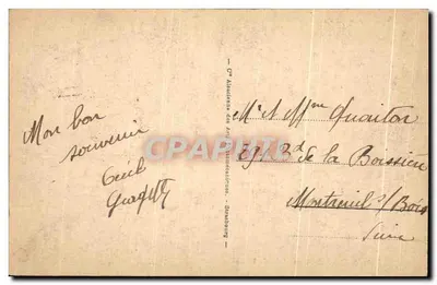 St-Nectaire - Wejście do zakładu termalnego — wydawca nieznany, numer serii 10 — Rewers