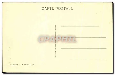 Domrémé — A Igreja — Coleção La Lorraine — Verso