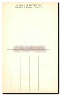 Quarto de Dormir Renascentista — Castelo de Peyrieu (Ain) — Verso