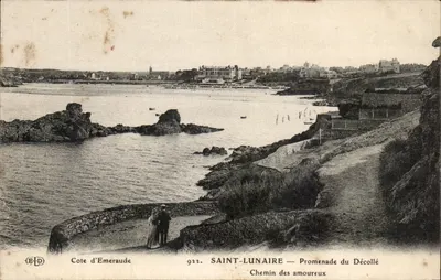 Saint-Lunaire — Promenade du Décollé — Chemin dos Amantes — ELD, n° 922
