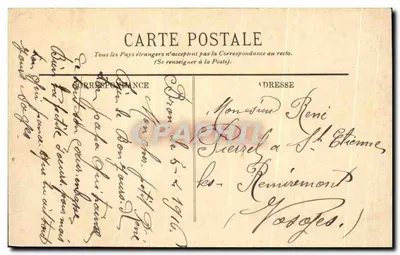 LYON — O Parque — As Margens do Lago e os Cisnes — LL. — N° 165 — Verso