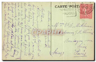 Bourbon-l'Archambault — Le Château — Carte postale n°26 — Verso