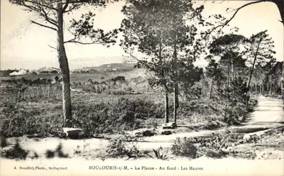Bouloris-s/M - A Planície - No fundo: Os Maures — A. Bandiéri, St-Raphaël