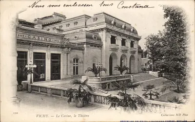 Vichy — O Casino, o Teatro — Mathiaux Frères, Modena
