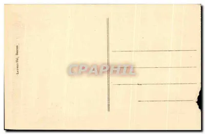 Bilhete postal antigo Le Faouet Escalier e Beffroi de Saint Barbe — Verso