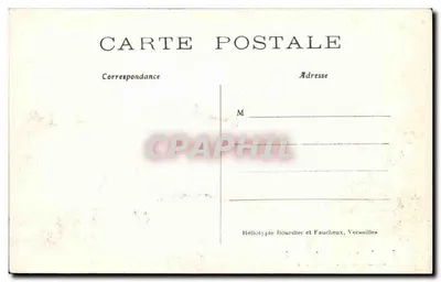 Castello di Chantilly — Studio di M. Le Prince — Heliotipia Bourdier e Faucheux, Versailles — Verso