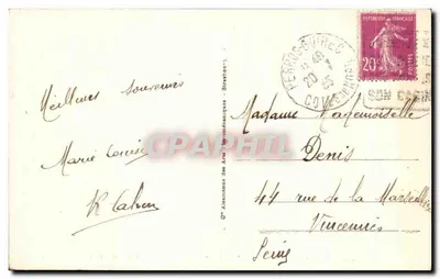 PLOUMANACH - L'Oratoire St-Guirec et le Château de Costaères — éditeur ARA, n° 95 — Rewers
