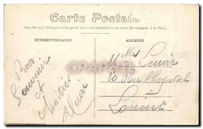 Rennes — Jezioro w Ogródzie Botanicznym i温室 — Wydawca: 1215 — Rewers