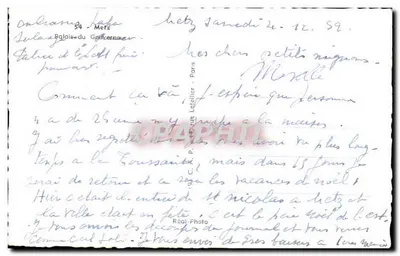 Pałac Gubernatora w Metz — ogólny widok — Réal Photo — Rewers