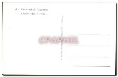 Skalista skała Ofiar — Penmarc'h (St Guénolé) — A. Cassan — Rewers