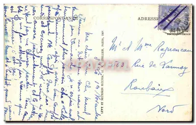 Saint-Lô — Statua Mleczarzki — Lévy i Neurein, Wyd. Paryż, nr 106 — Rewers