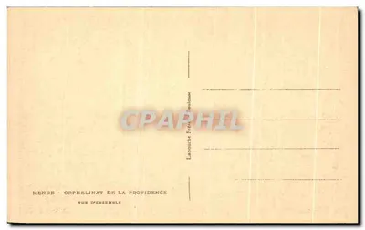 Mende - Orphanat Providence — Widok ogólny — Labouche Frères Toulouse — Rewers