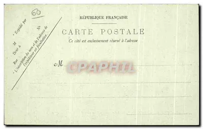Zamek w Compiègne — Pokój spania Cesarski — LL. — Rewers